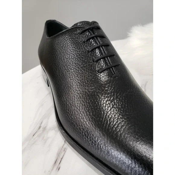 NEW NO BOX SZ 10 VELLAPAIS NEWARK WHOLECUT OXFORD SHOES MENS BLACK DRESS LOAFERS